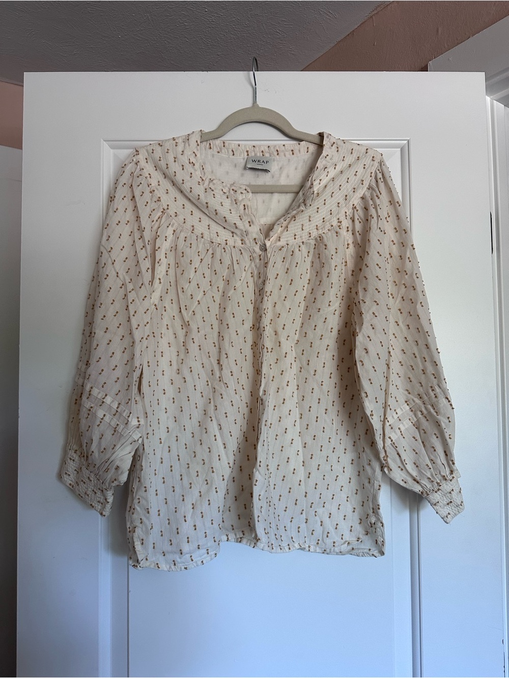 WRAP London cotton blouse, M